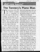 The Tannery's Piano Man