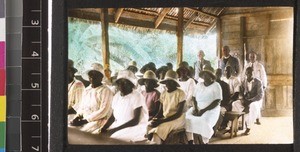 Chapel congregation, Guyana, ca. 1934