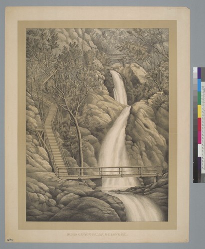 Rubio Canyon Falls, M[oun]t Lowe, Cal[ifornia]