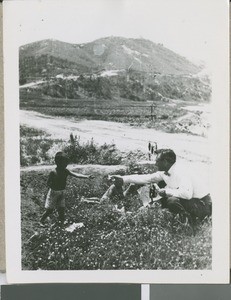 Haskell Chesshir Working with Korean Children, Seoul, South Korea, ca.1955-1960