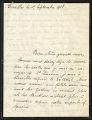 Camille Genay letter to Mildred Veitch, 1918 September 13