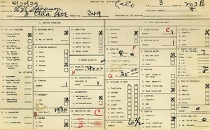 WPA household census for 349 CLELA