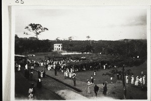 The assembly at the centenary celebration