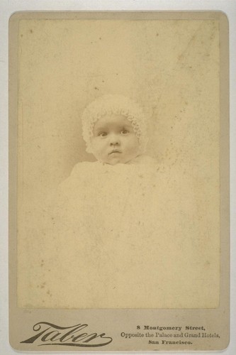 [Baby portrait of Louise Taber. Photograph by Isaiah West Taber.]