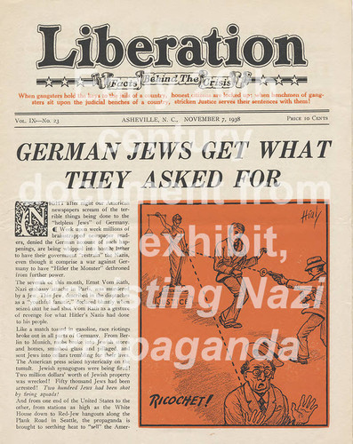 Magazine, Liberation, vol. 9, no. 23, November 7, 1938