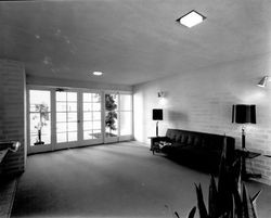 Lobby of Royale Pacifica Apartments, Santa Rosa, California, 1969