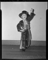 Three-year-old Arthur Wellbaum poses in his Spanish dance costume, Los Angeles, 1935