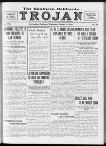 The Southern California Trojan, Vol. 8, No. 14, October 11, 1916