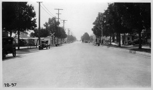 Survey of Santa Fe Railway grade crossings in City of Pasadena, Los Angeles County. Hill Street, 1928