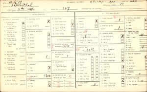 WPA household census for 327 5TH AVE, Los Angeles County