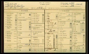 WPA household census for 123 E 94TH STREET, Los Angeles County