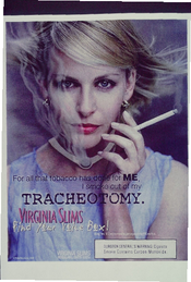 Tracheotomy Virginia Slims Find your voice box!