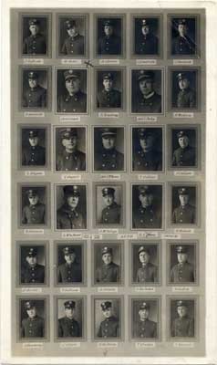 [Portraits of firemen from Truck 8]
