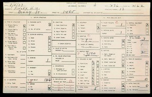 WPA household census for 1405 BIGGY, Los Angeles
