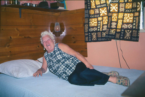 Dora Romani in bedroom