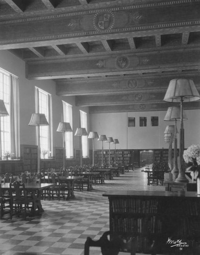 History Department interior, Los Angeles Public Library