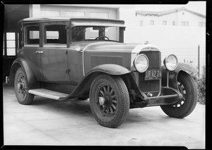 Buick, Ada Ripling, owner, Southern California, 1931