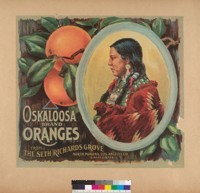 Oskaloosa Brand Oranges, from the Seth Richards Grove