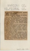 Marconi Wireless Sues