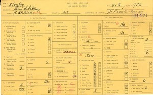 WPA household census for 418 N GRAND, Los Angeles
