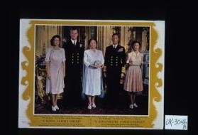 A royal family group ... after the announcement of the betrothal of Princess Elizabeth to Lieutenant Philip Mountbatten