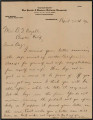 Letter from Charles W. Rouse, to Bazil Tillson Rozelle, April 25, 1900