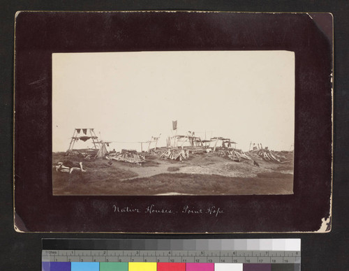 Native houses, Point Hope