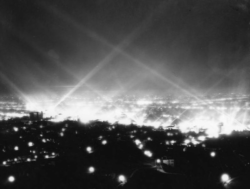 Hollywood at night, view 4