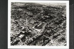 Aerial view of Santa Rosa urban renewal area, Santa Rosa, California, 1967