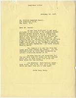 Letter from Julia Morgan to William Randolph Hearst, November 20, 1927