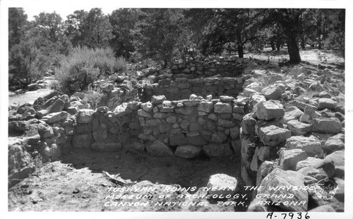 Tusayan Ruins near the Wasyside Museum of Archeology, Grand Canyon National Park, Arizona