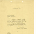 Letter from John Victor Carson, Dominguez Estate Company to Isao Kagawa, February 28, 1939