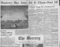 Monterey Bay Area air is clean-sort of