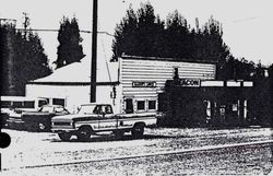 Baker's Lunch, downtown Graton, California, 1979 or 1980