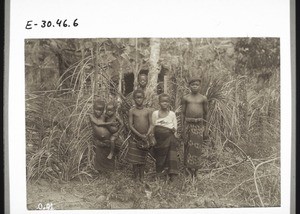 Cameroonian boys in the bush