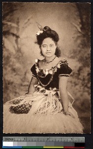 Young Polynesian woman, Oceania, ca.1900-1930