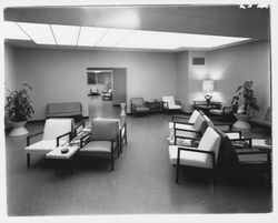 Waiting room at Santa Rosa Medical Center, Santa Rosa, California, 1957