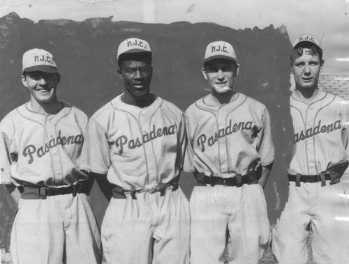 Pasadena Junior College baseball players