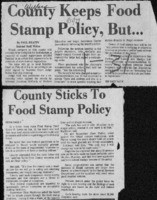 County keeps food stamp policy, but