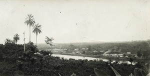 Panoramic view of Yabassi, in Cameroon