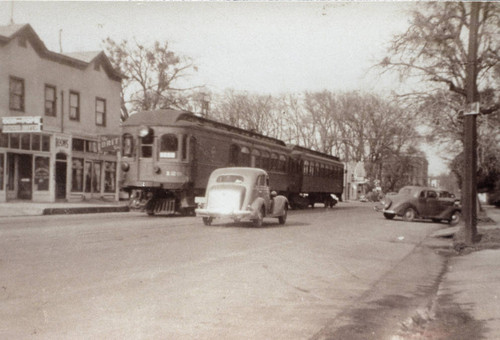 Northern Electric Railroad on Main Street