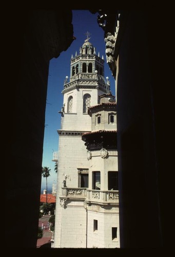 San Simeon, Casa Grande, exterior, tower