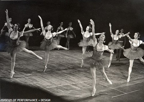 Sally Bailey, Jocelyn Vollmar, and other dancers in Christensen and Balanchine's Variations de Ballet, circa 1960
