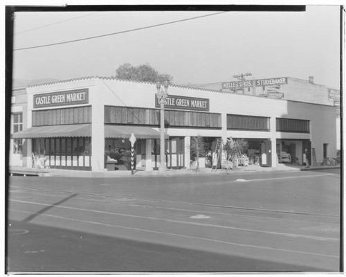 Castle Green Market, 2 East Green, Pasadena. 1931