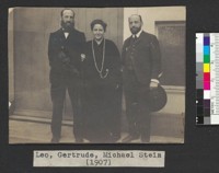 Leo, Gertrude and Michael Stein, 1907
