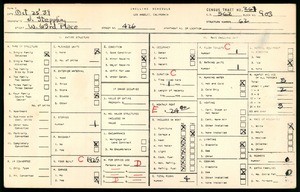 WPA household census for 426 WEST 63RD PLACE, Los Angeles County