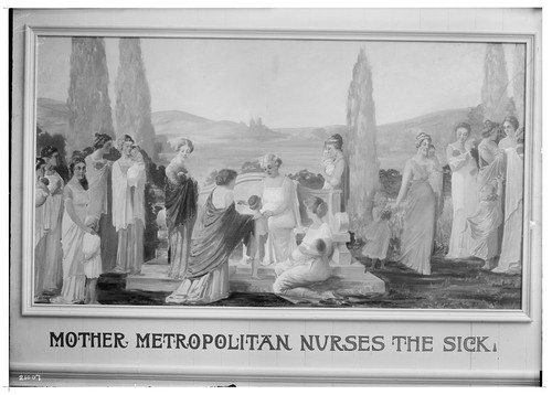 Metropolitan Life [Mother, Metropolitan nurses the sick]