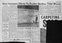 Man increases efforts to predict quakes, tidal waves
