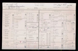 WPA household census for 771 W 91ST ST, Los Angeles County