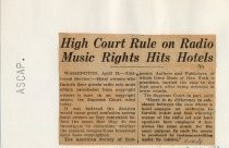 High Court Rule on Radio Music Rights Hits Hotels